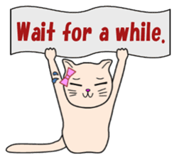 Chiara's cathy cats.English Ver.2 sticker #11210023