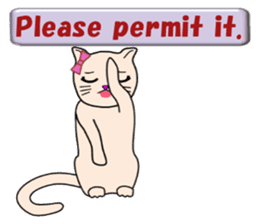 Chiara's cathy cats.English Ver.2 sticker #11210024