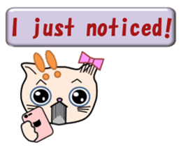 Chiara's cathy cats.English Ver.2 sticker #11210025