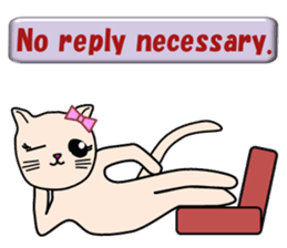 Chiara's cathy cats.English Ver.2 sticker #11210028