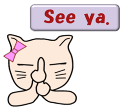 Chiara's cathy cats.English Ver.2 sticker #11210032