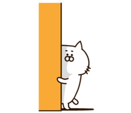 Always loose white cat sticker #11210383