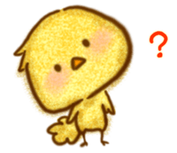YURU respect language Chick sticker #11210506