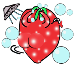 Strawberry and her lover 1 sticker #11210843