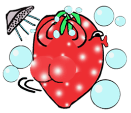 Strawberry and her lover 1 sticker #11210843