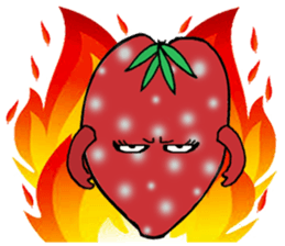 Strawberry and her lover 1 sticker #11210852