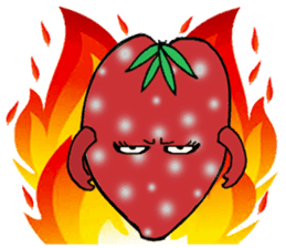 Strawberry and her lover 1 sticker #11210852