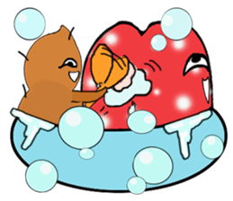 Strawberry and her lover 1 sticker #11210856