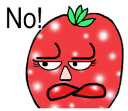 Strawberry and her lover 1 sticker #11210870