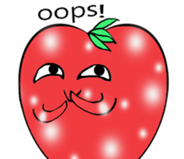 Strawberry and her lover 1 sticker #11210877