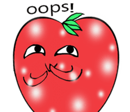 Strawberry and her lover 1 sticker #11210877