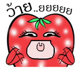 Strawberry and her lover 1 sticker #11210878