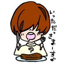 HelmetHairBoy sticker #11210964