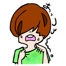 HelmetHairBoy sticker #11210966