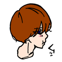 HelmetHairBoy sticker #11210977