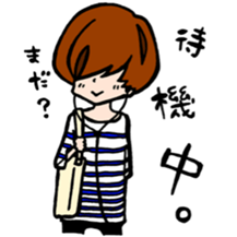 HelmetHairBoy sticker #11210983