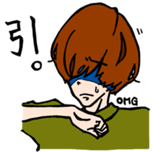 HelmetHairBoy sticker #11210986