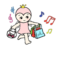 little wimp devil and little cute angel sticker #11211091
