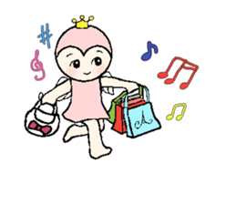 little wimp devil and little cute angel sticker #11211091