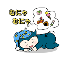little wimp devil and little cute angel sticker #11211096