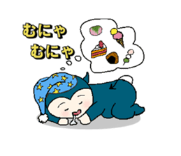 little wimp devil and little cute angel sticker #11211096