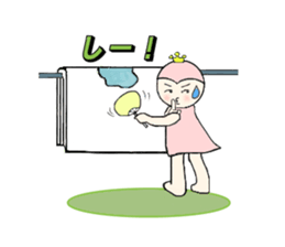 little wimp devil and little cute angel sticker #11211103