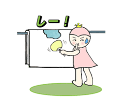 little wimp devil and little cute angel sticker #11211103