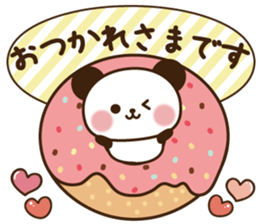 Kind message panda sticker #11212174