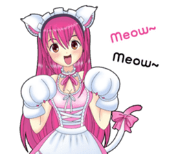 Rina Kawaii Cat Girl (English) sticker #11212200