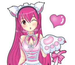 Rina Kawaii Cat Girl (English) sticker #11212210
