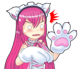 Rina Kawaii Cat Girl (English) sticker #11212229