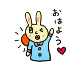 A charming rabbit2 sticker #11212680
