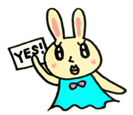A charming rabbit2 sticker #11212682