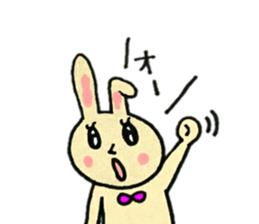 A charming rabbit2 sticker #11212684