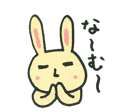 A charming rabbit2 sticker #11212690