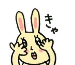 A charming rabbit2 sticker #11212692