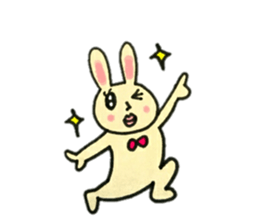 A charming rabbit2 sticker #11212695