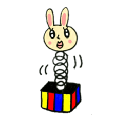 A charming rabbit2 sticker #11212697