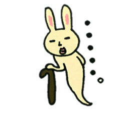 A charming rabbit2 sticker #11212701
