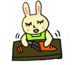 A charming rabbit2 sticker #11212702