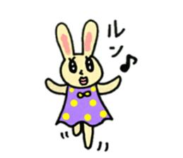A charming rabbit2 sticker #11212703
