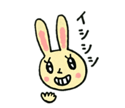 A charming rabbit2 sticker #11212705