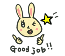 A charming rabbit2 sticker #11212707