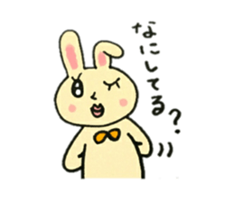 A charming rabbit2 sticker #11212708