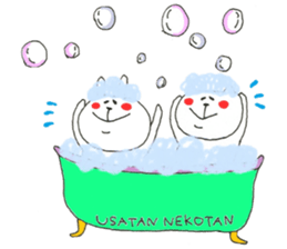 usatan and nekotan 2 sticker #11213400
