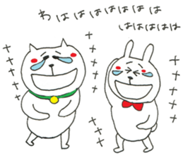 usatan and nekotan 2 sticker #11213402