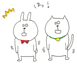 usatan and nekotan 2 sticker #11213412