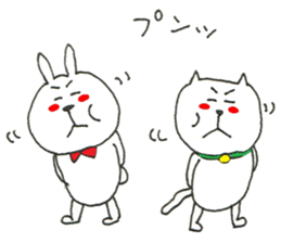 usatan and nekotan 2 sticker #11213414