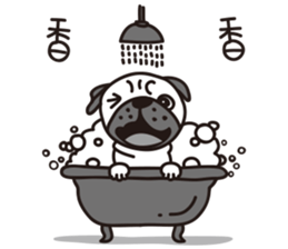 Mr.Pug , Stop nagging(Chinese) sticker #11213678