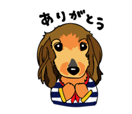 The wire dachshund which is a fatty3 sticker #11214293